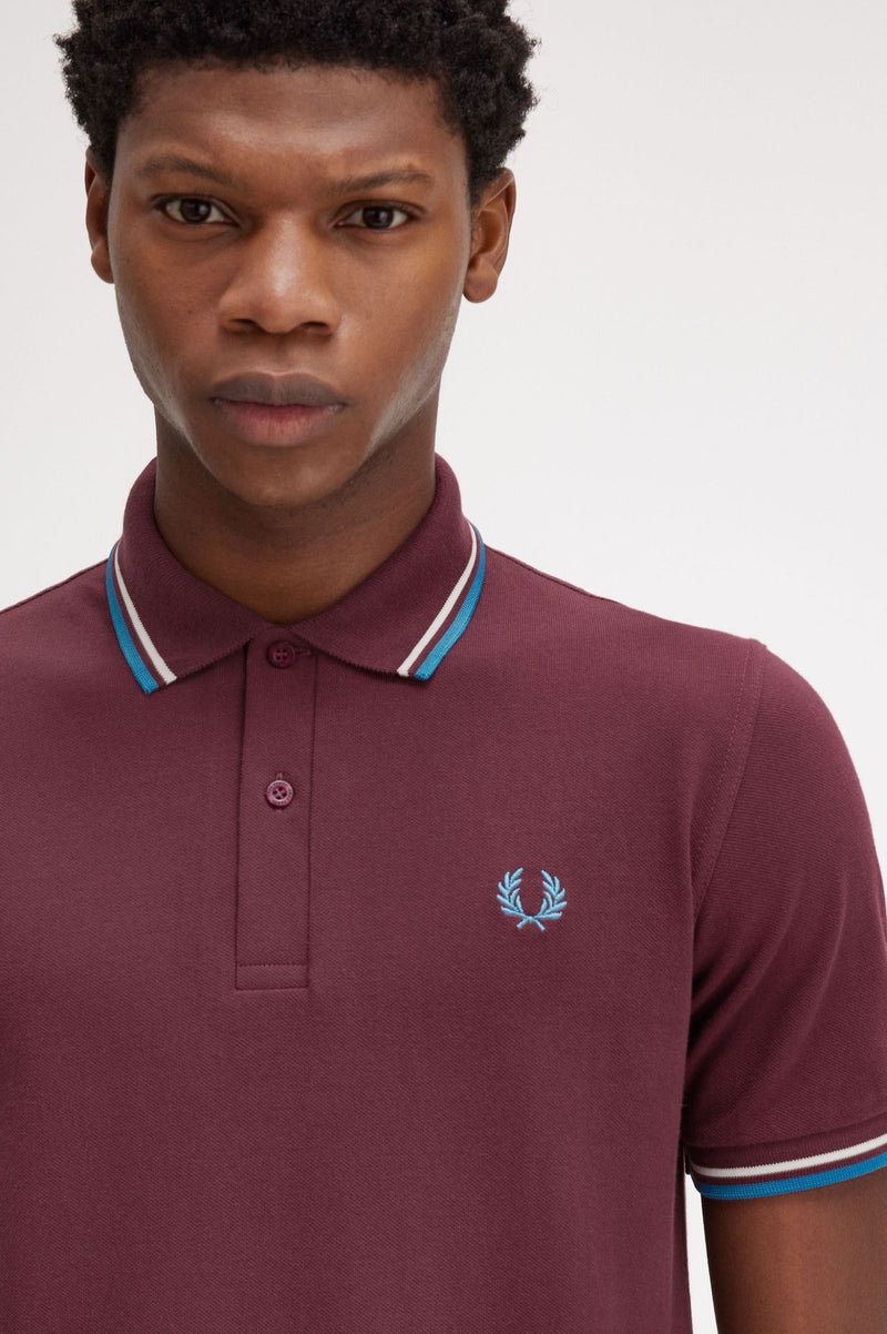 TWIN TIPPED FRED PERRY SHIRT