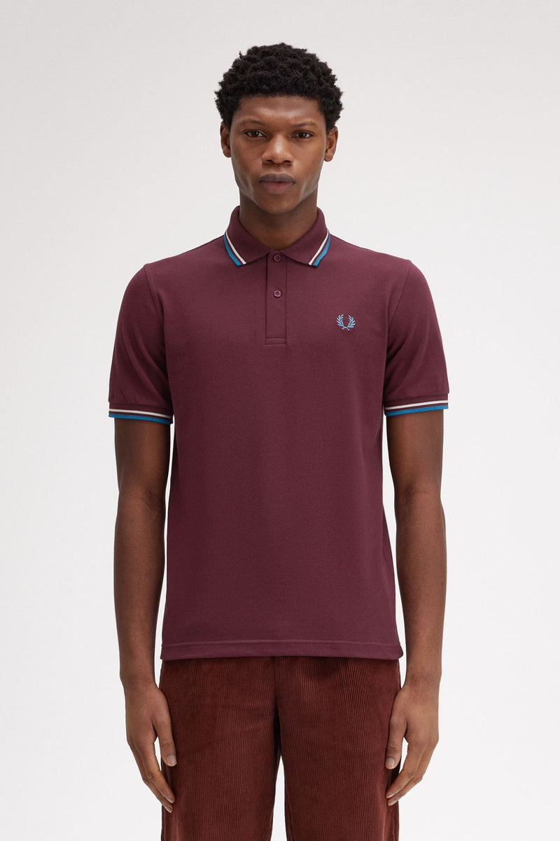 TWIN TIPPED FRED PERRY SHIRT