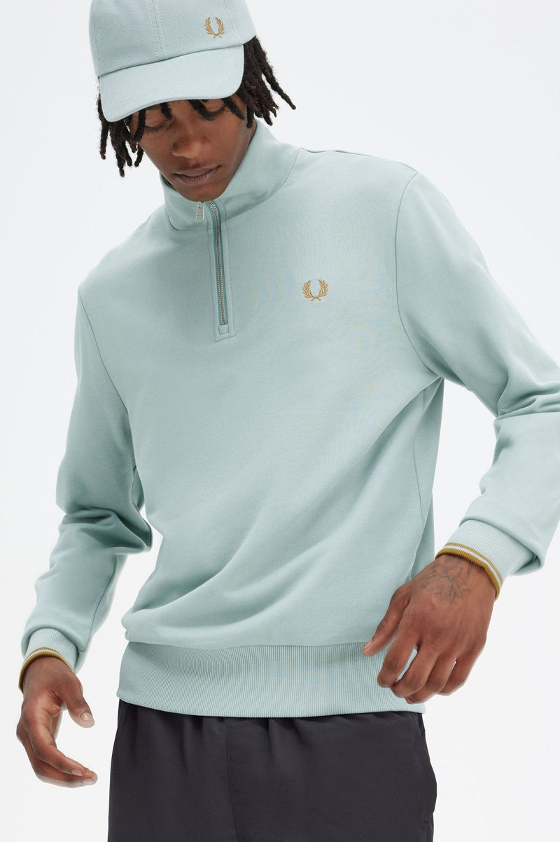 HALF ZIP SWEATSHIRT