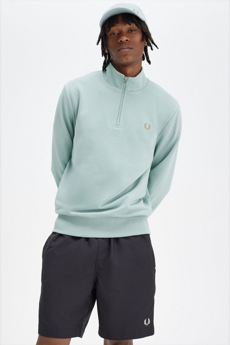 HALF ZIP SWEATSHIRT