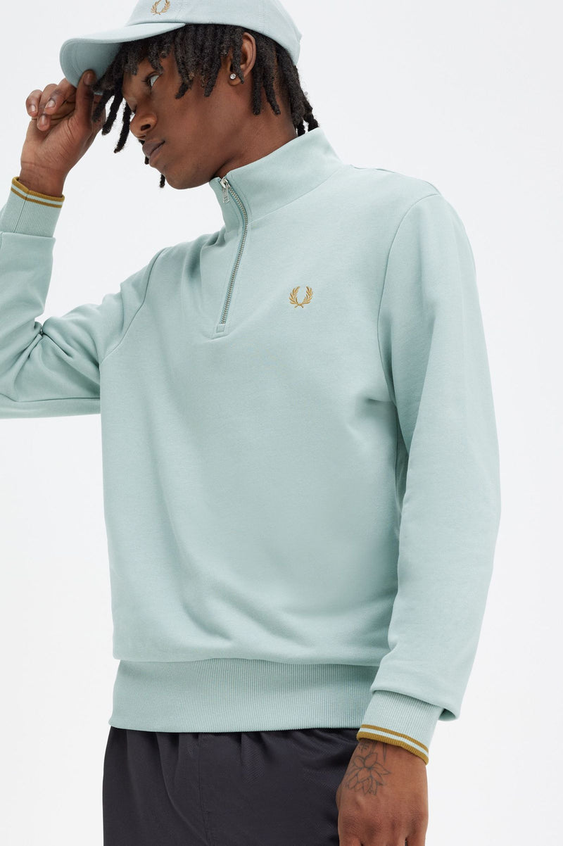 HALF ZIP SWEATSHIRT