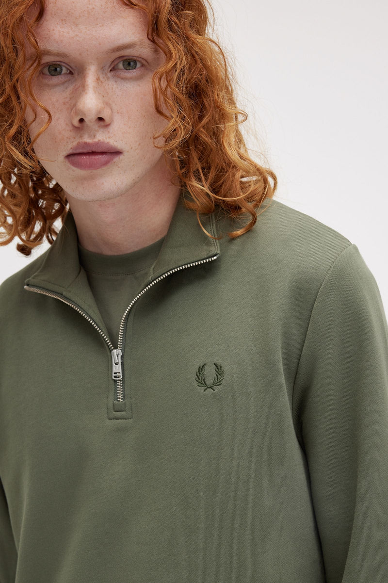 HALF ZIP SWEATSHIRT