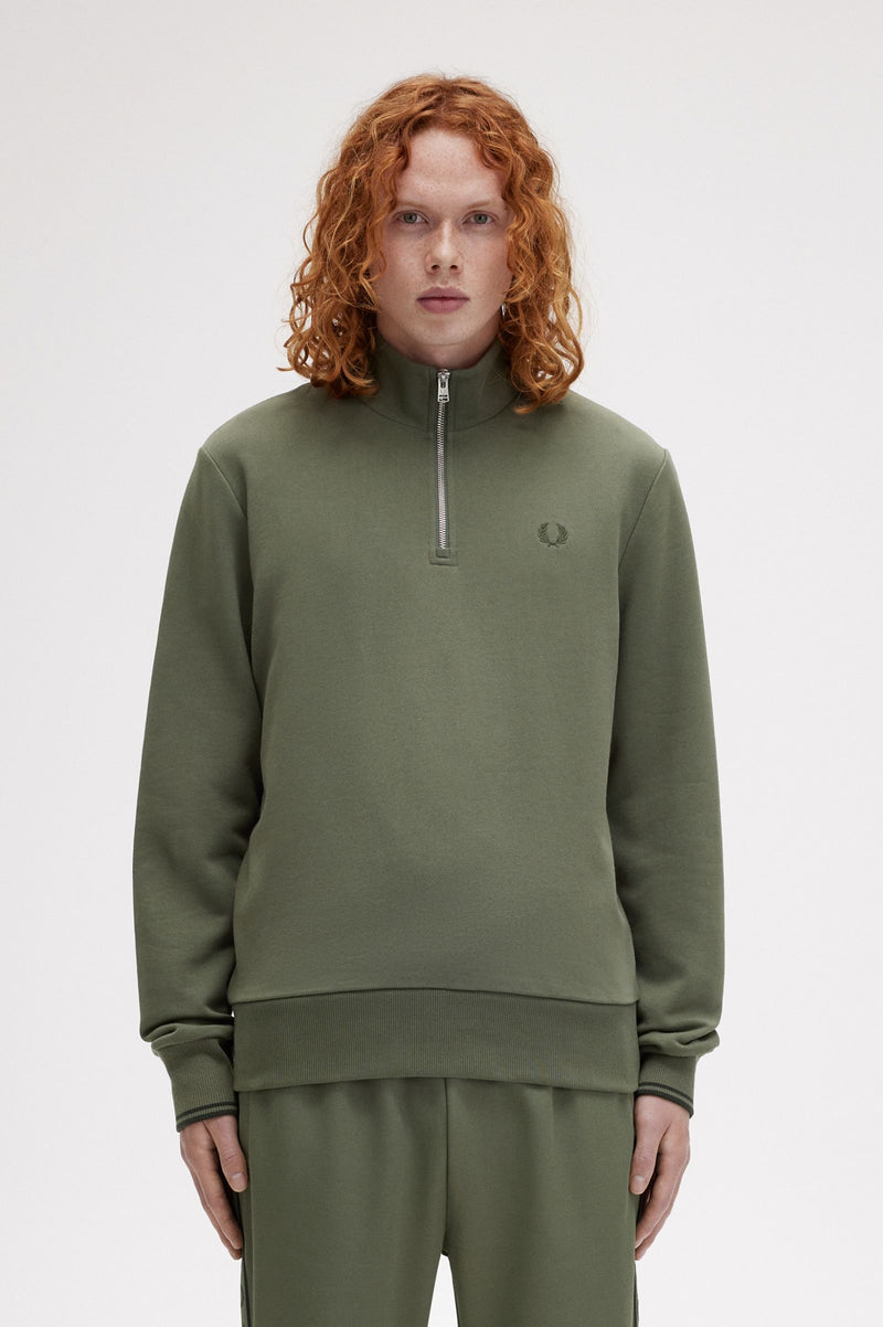 HALF ZIP SWEATSHIRT