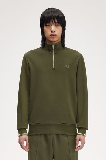 HALF ZIP SWEATSHIRT