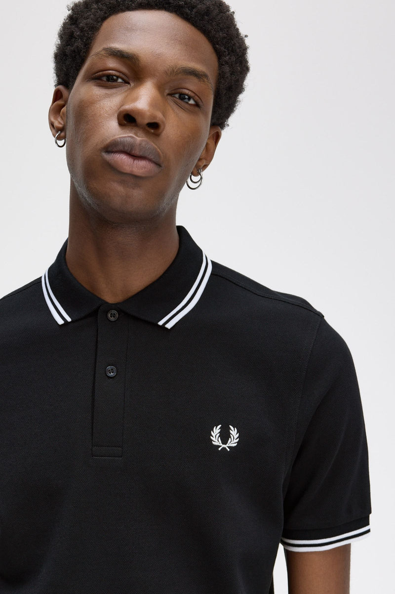 TWIN TIPPED FRED PERRY SHIRT