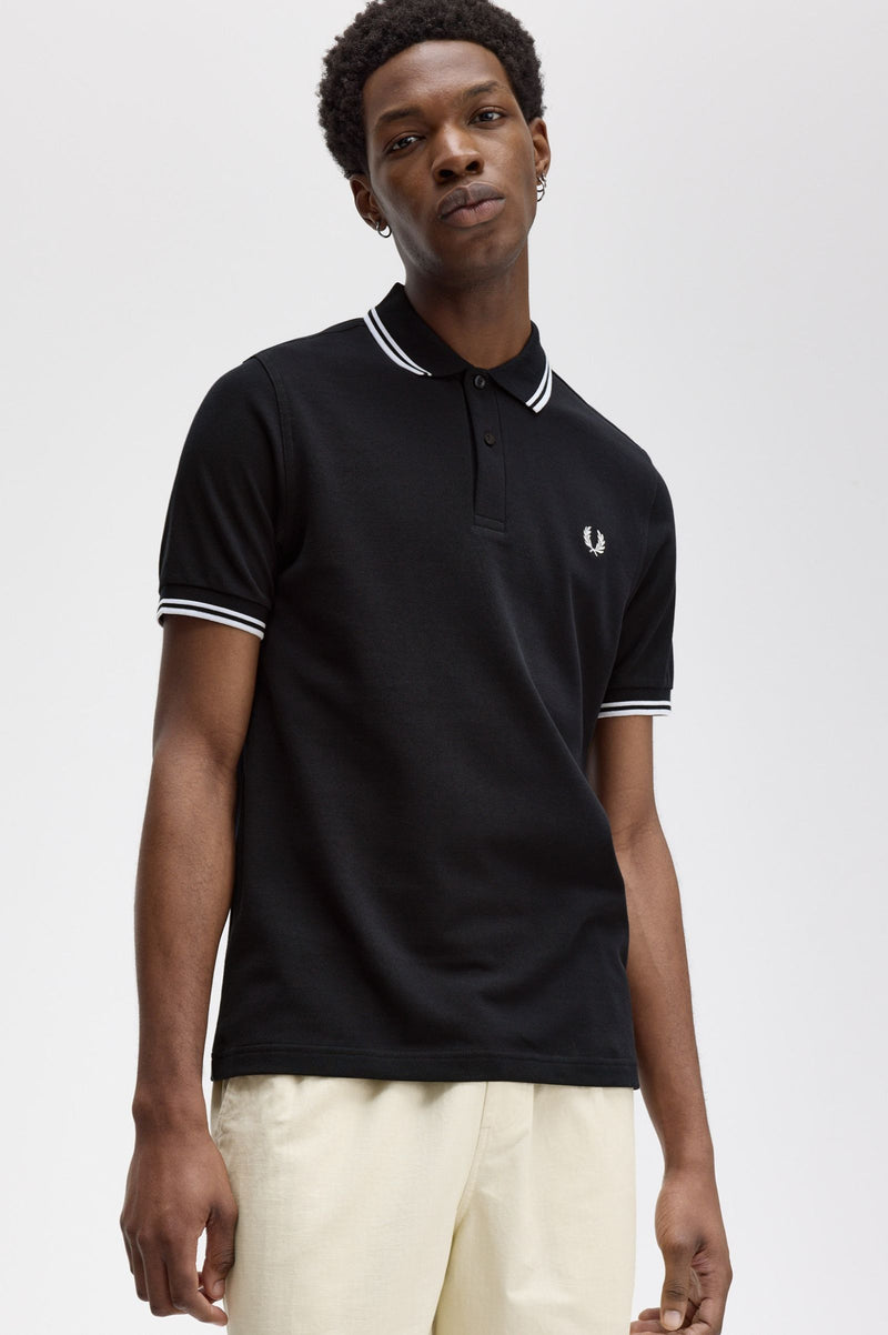 TWIN TIPPED FRED PERRY SHIRT