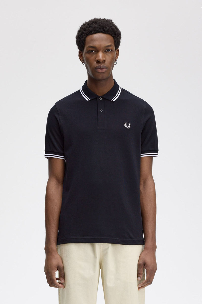 TWIN TIPPED FRED PERRY SHIRT