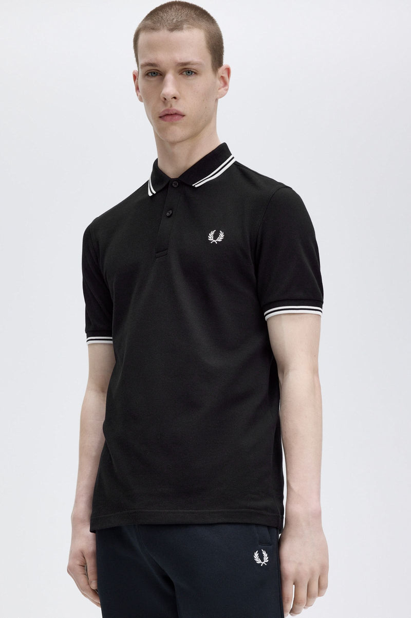 TWIN TIPPED FRED PERRY SHIRT