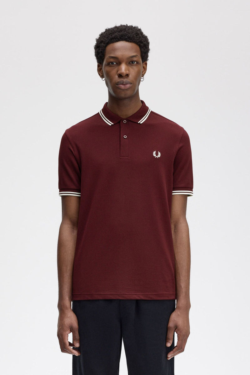 TWIN TIPPED FRED PERRY SHIRT