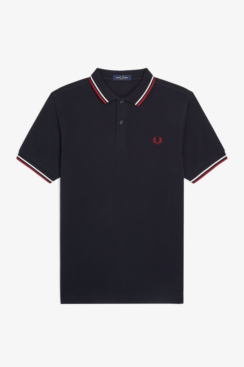 TWIN TIPPED FRED PERRY SHIRT