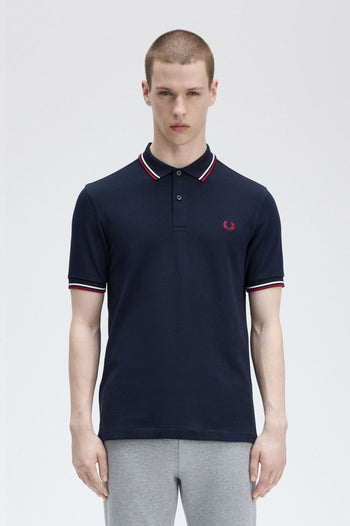 TWIN TIPPED FRED PERRY SHIRT