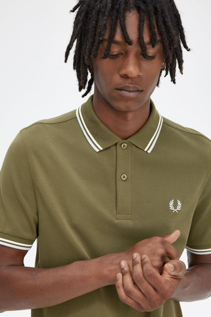 TWIN TIPPED FRED PERRY SHIRT