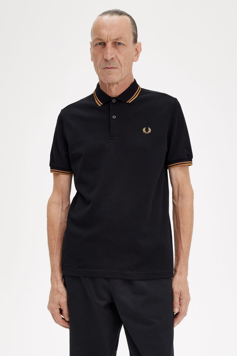 TWIN TIPPED FRED PERRY SHIRT