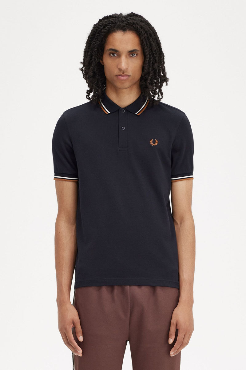 TWIN TIPPED FRED PERRY SHIRT