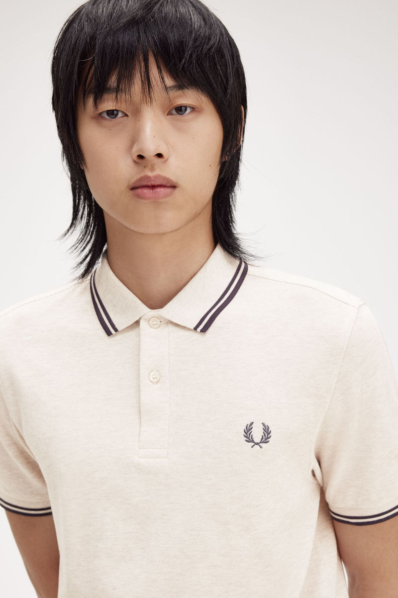 TWIN TIPPED FRED PERRY SHIRT