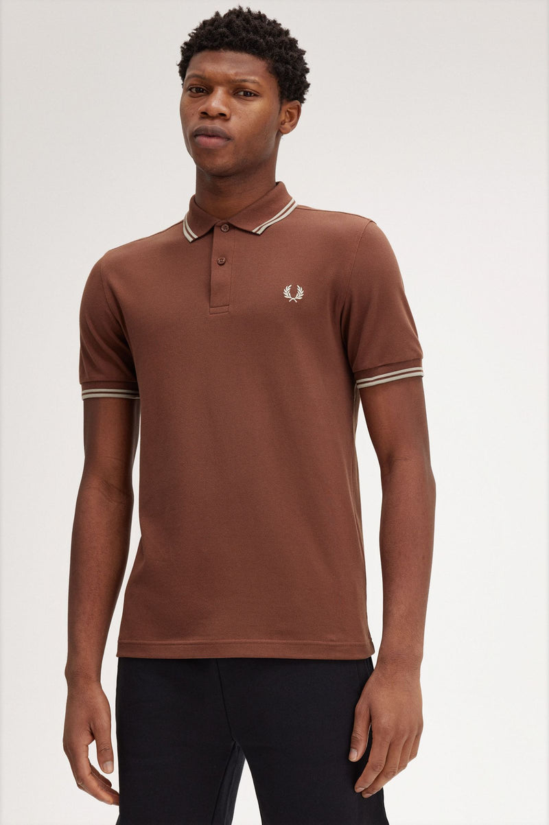 TWIN TIPPED FRED PERRY SHIRT