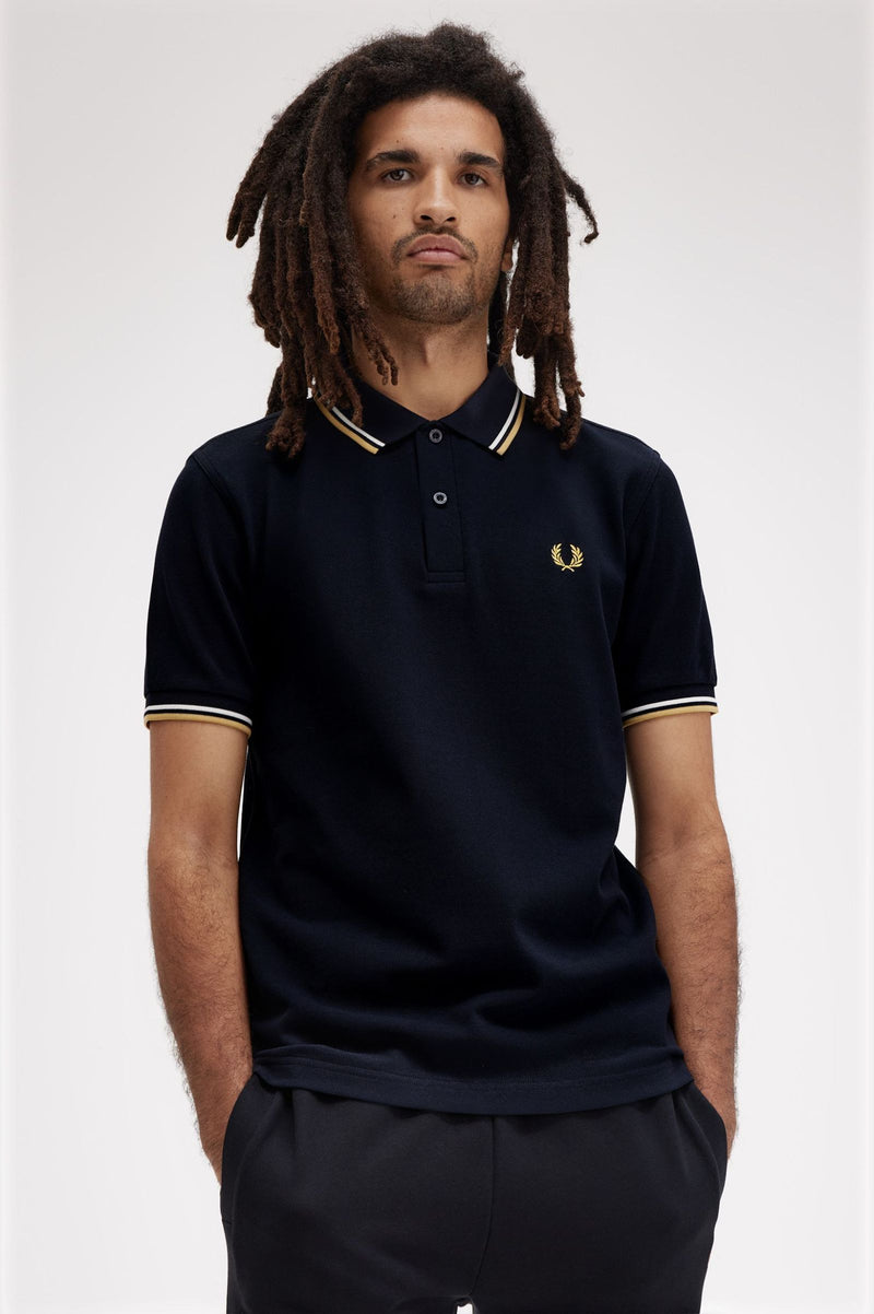 TWIN TIPPED FRED PERRY SHIRT