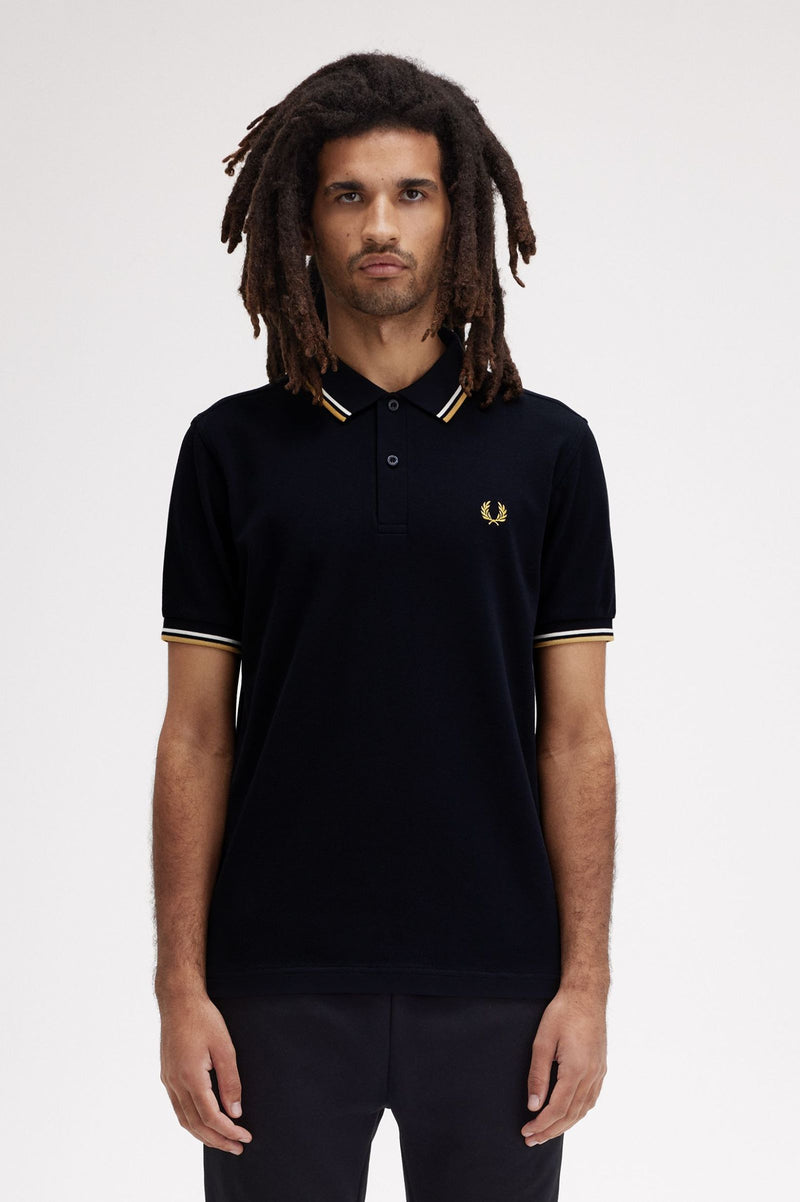 TWIN TIPPED FRED PERRY SHIRT