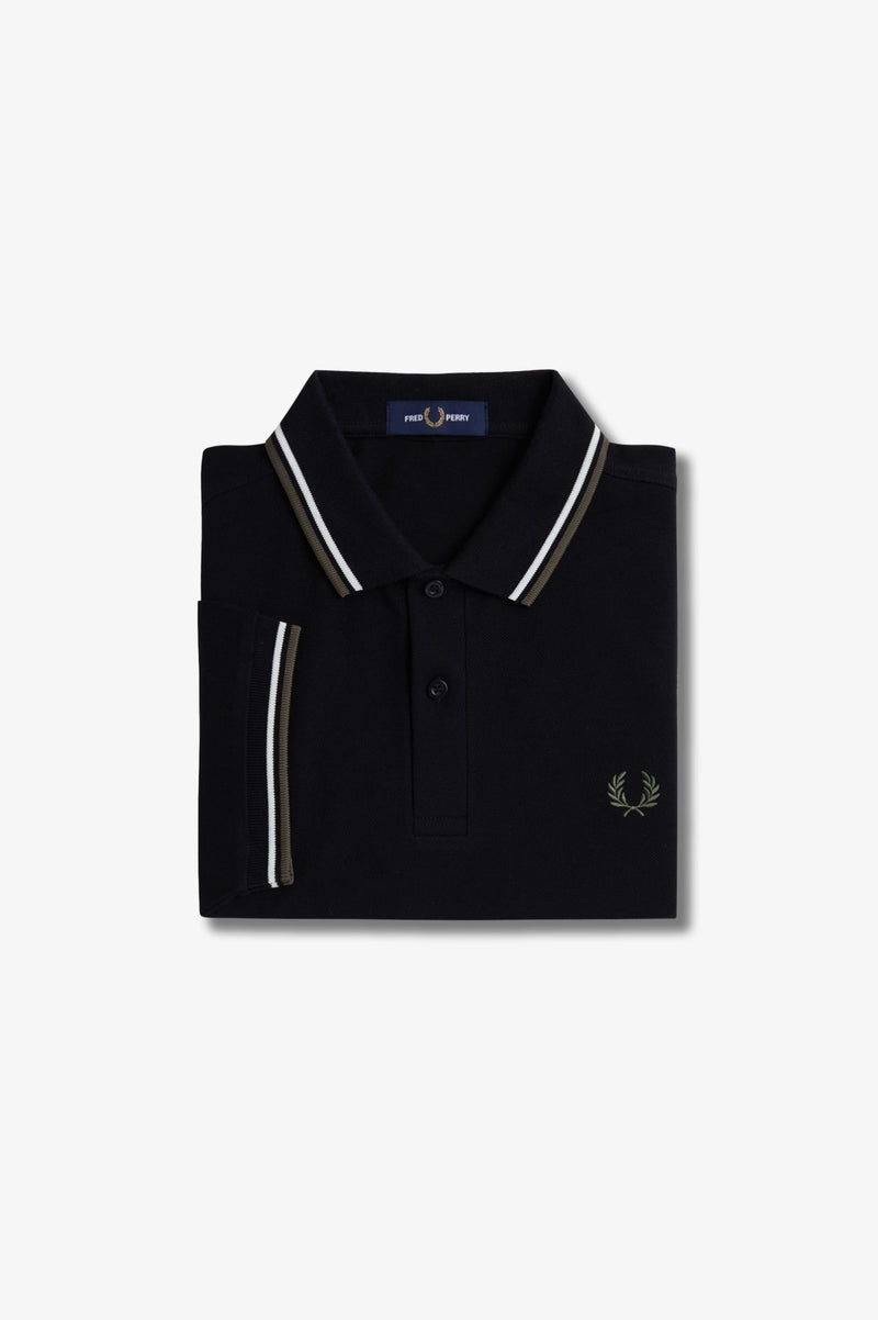 TWIN TIPPED FRED PERRY SHIRT