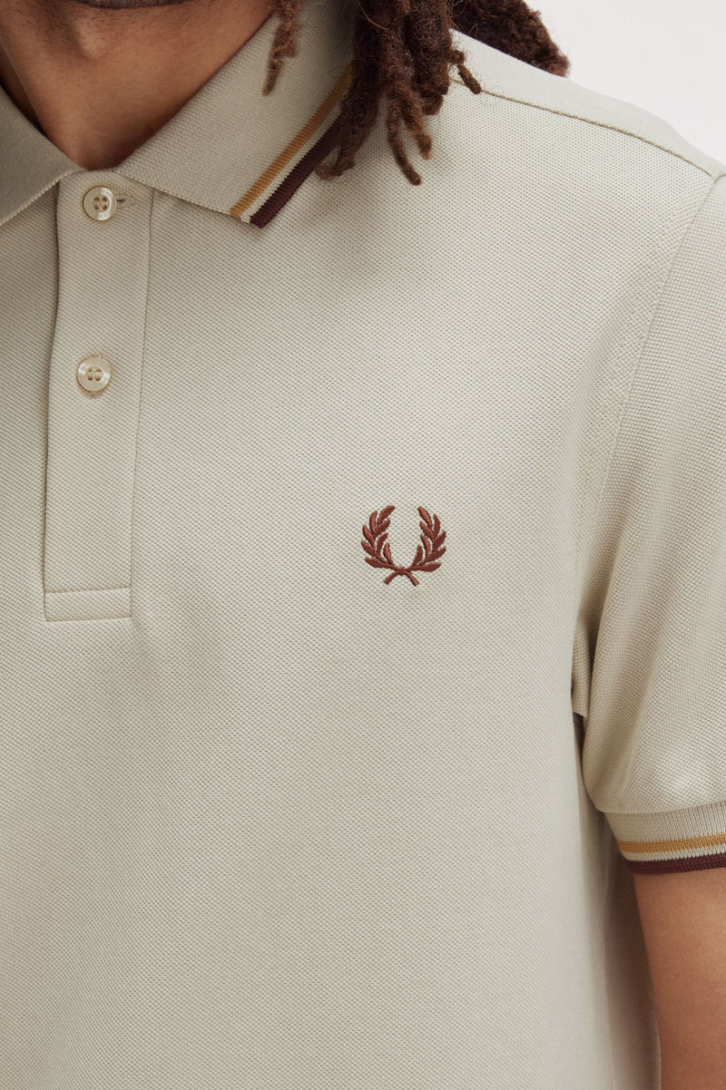 TWIN TIPPED FRED PERRY SHIRT