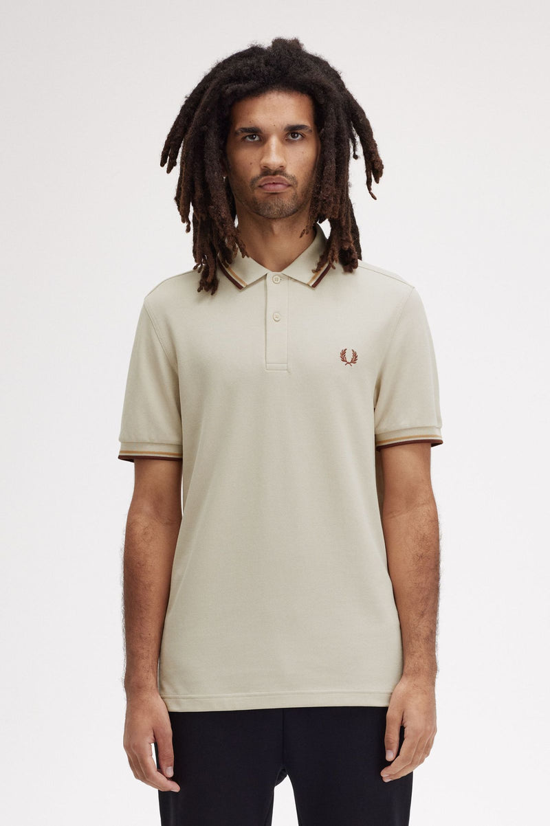 TWIN TIPPED FRED PERRY SHIRT