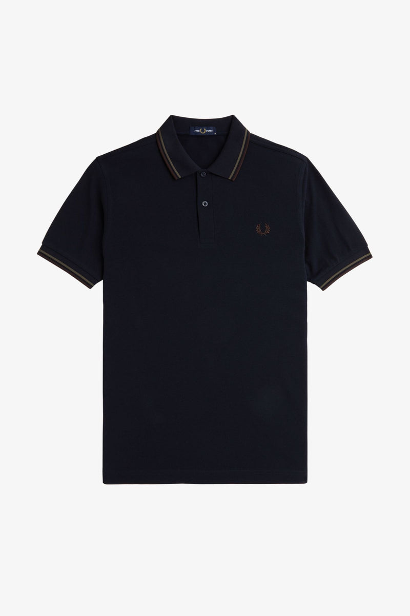 TWIN TIPPED FRED PERRY SHIRT