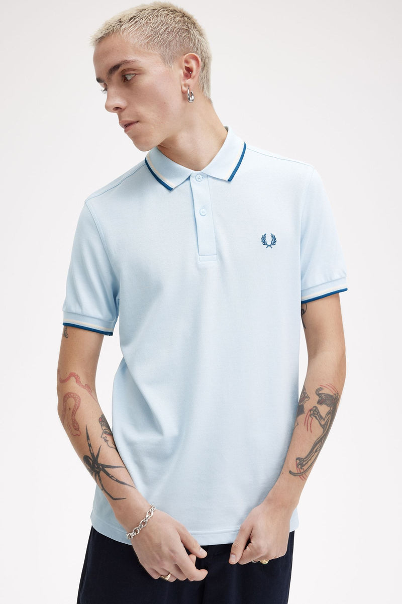 TWIN TIPPED FRED PERRY SHIRT