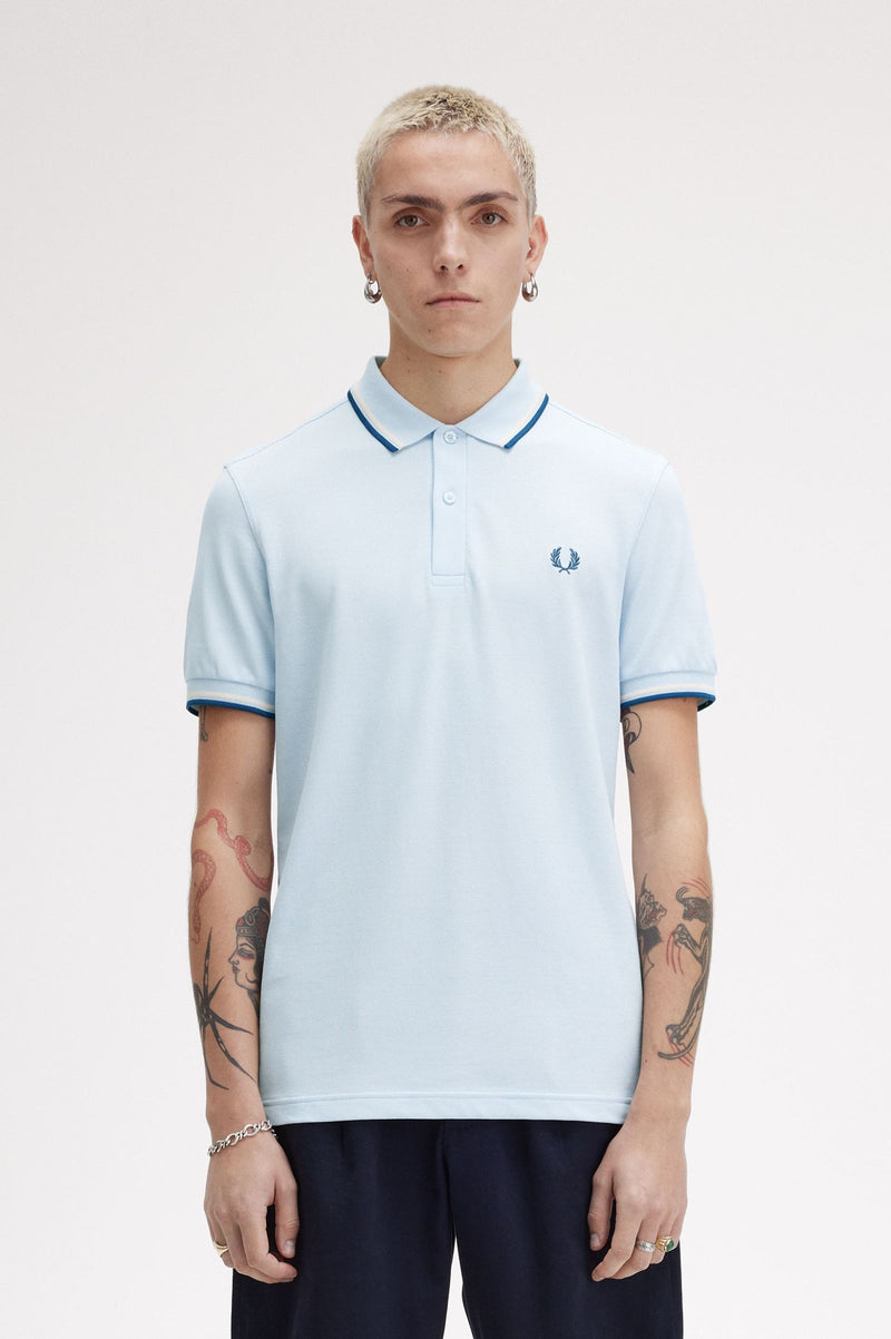 TWIN TIPPED FRED PERRY SHIRT