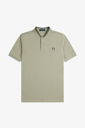 BOMBER COLLAR POLO SHIRT