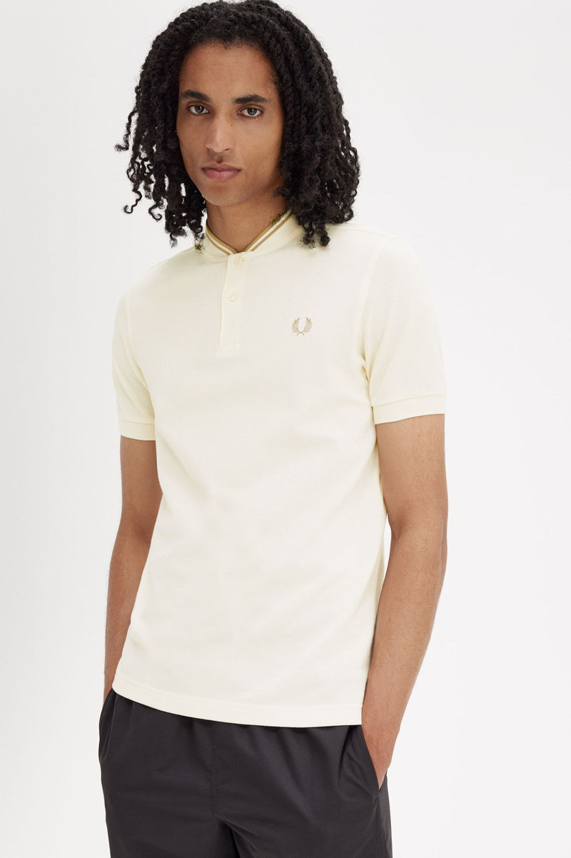 BOMBER COLLAR POLO SHIRT