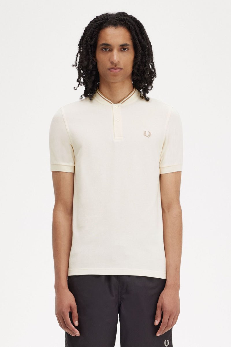 BOMBER COLLAR POLO SHIRT