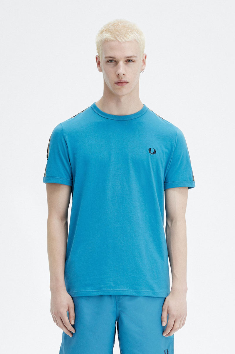 CONTRAST TAPE RINGER T-SHIRT