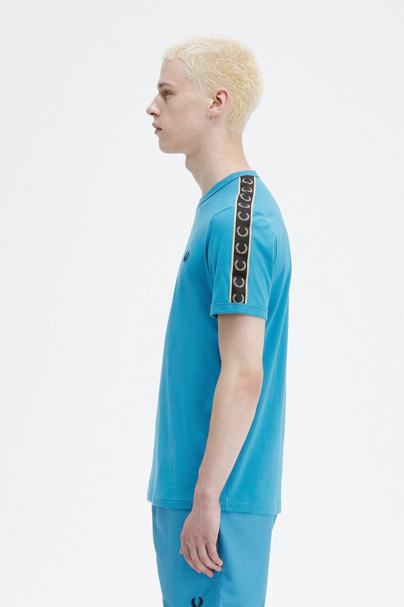 CONTRAST TAPE RINGER T-SHIRT