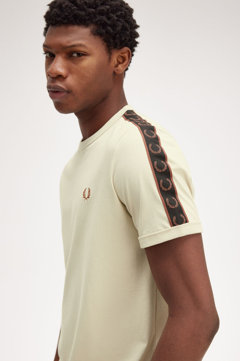 CONTRAST TAPE RINGER T-SHIRT