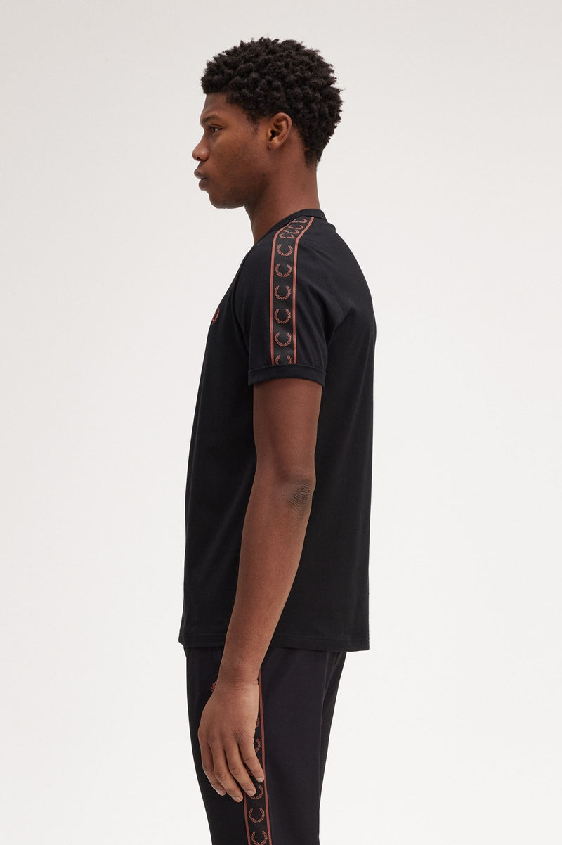 CONTRAST TAPE RINGER T-SHIRT