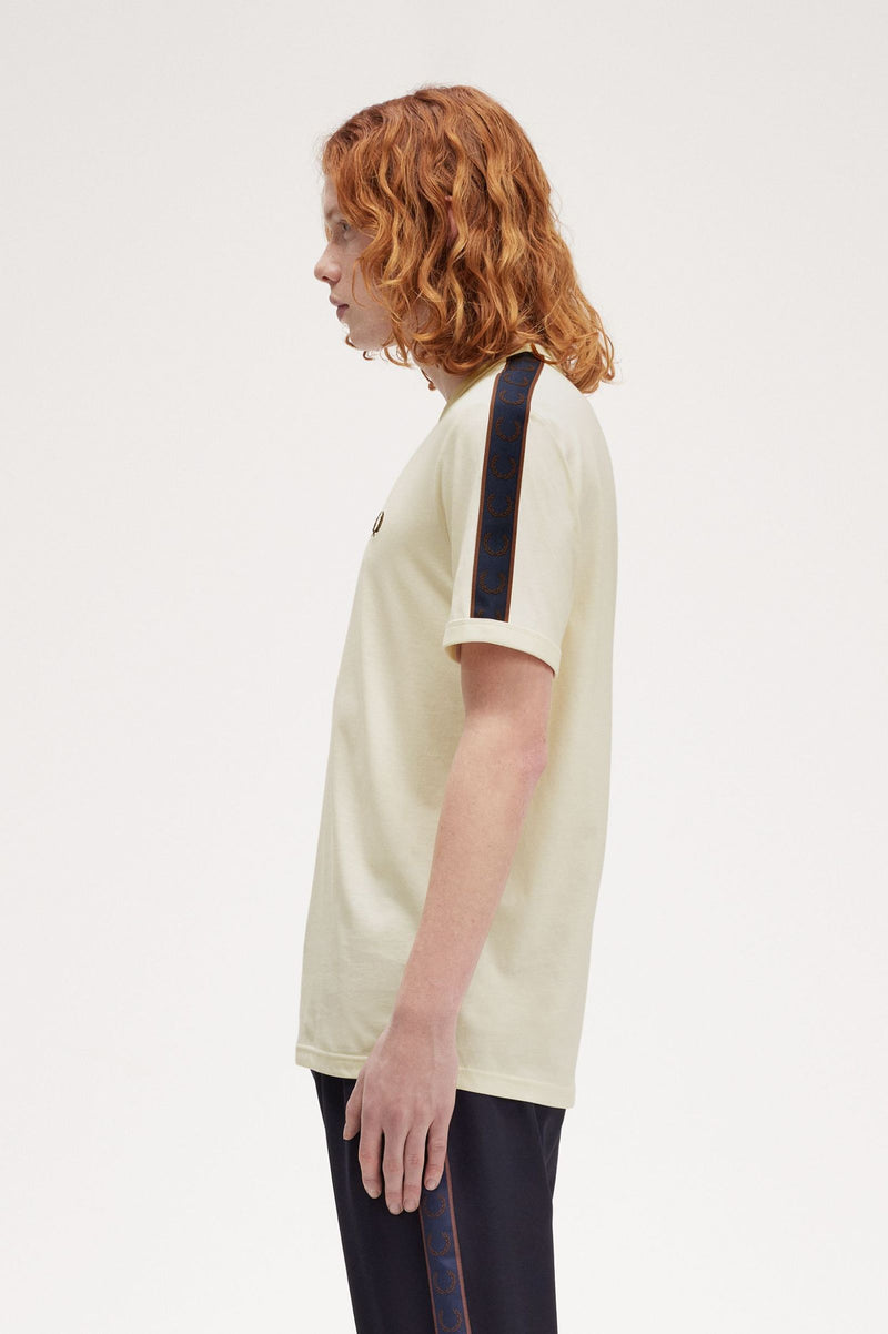 CONTRAST TAPE RINGER T-SHIRT