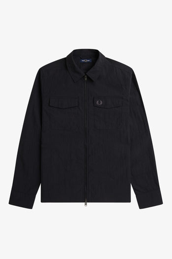 ZIP-THROUGH OVERSHIRT