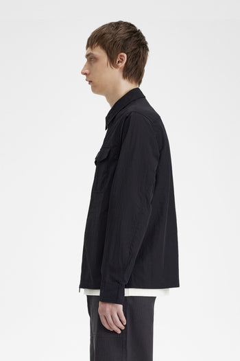 ZIP-THROUGH OVERSHIRT