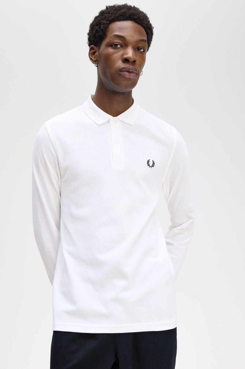 LS PLAIN FRED PERRY SHIRT