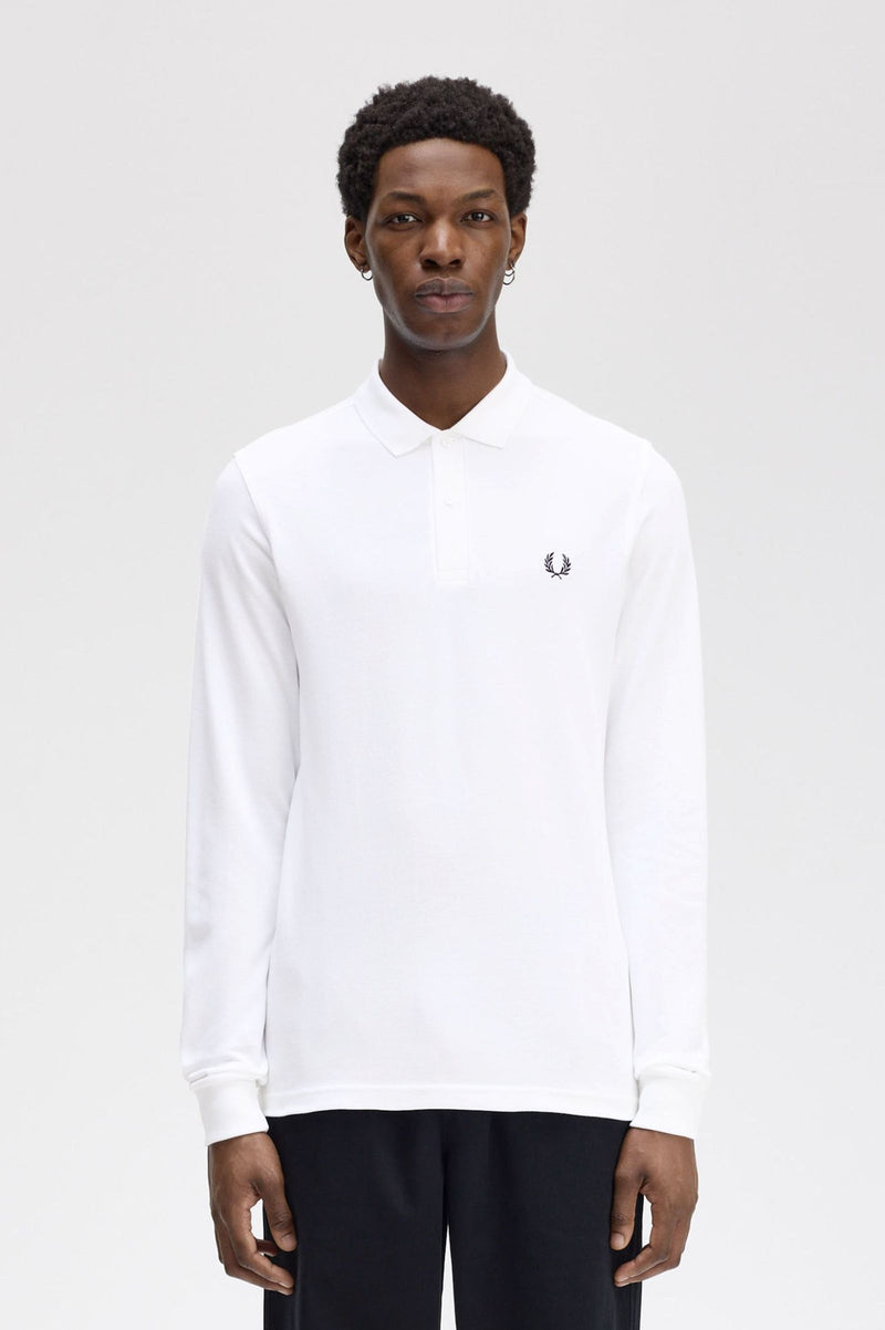 LS PLAIN FRED PERRY SHIRT