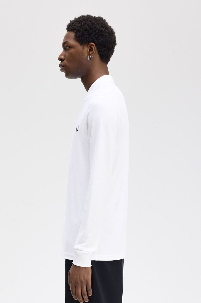 LS PLAIN FRED PERRY SHIRT