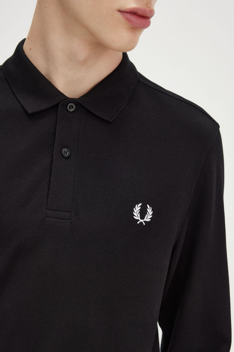 LS PLAIN FRED PERRY SHIRT