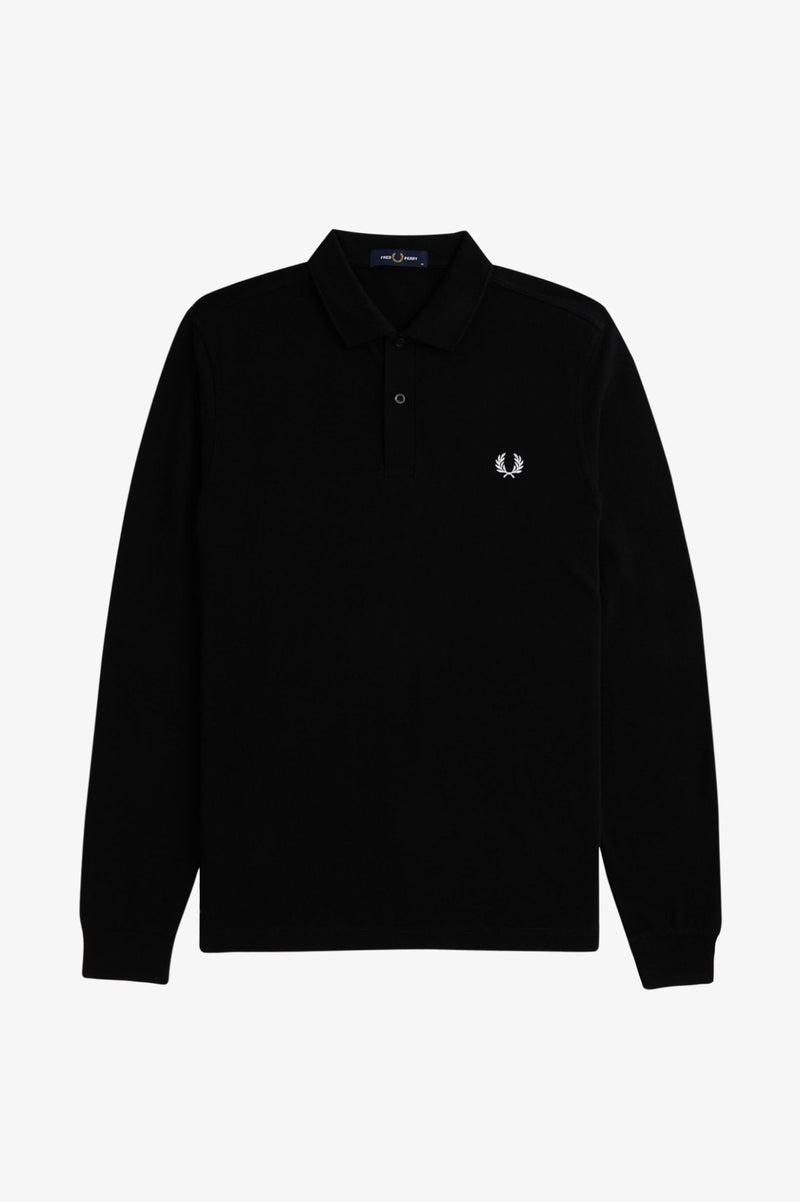 LS PLAIN FRED PERRY SHIRT