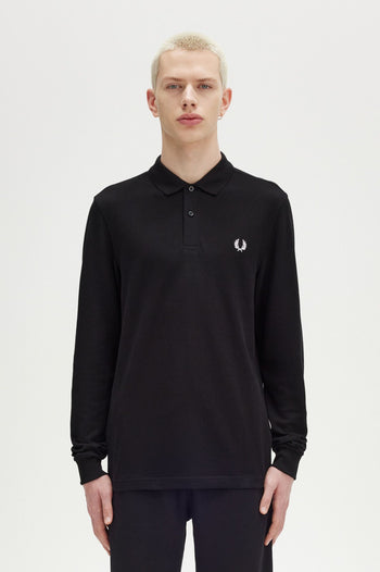 LS PLAIN FRED PERRY SHIRT