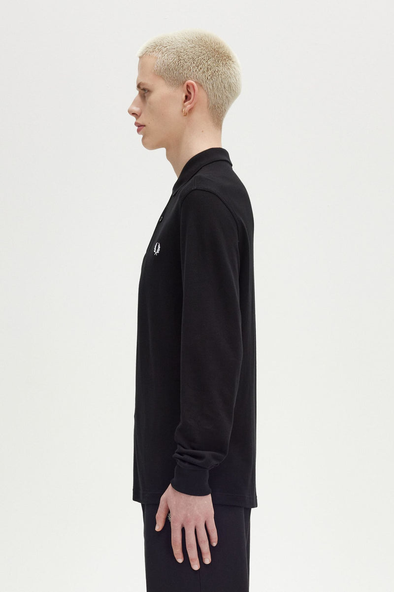 LS PLAIN FRED PERRY SHIRT