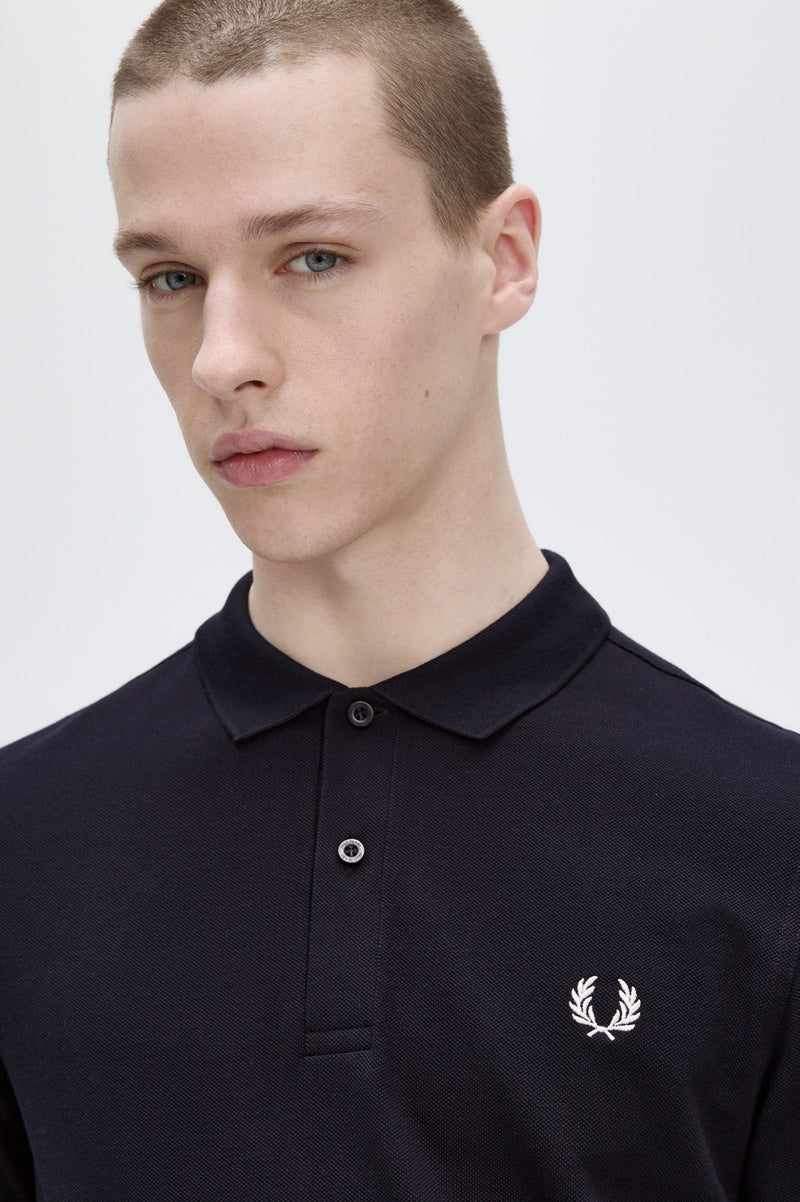 LS PLAIN FRED PERRY SHIRT