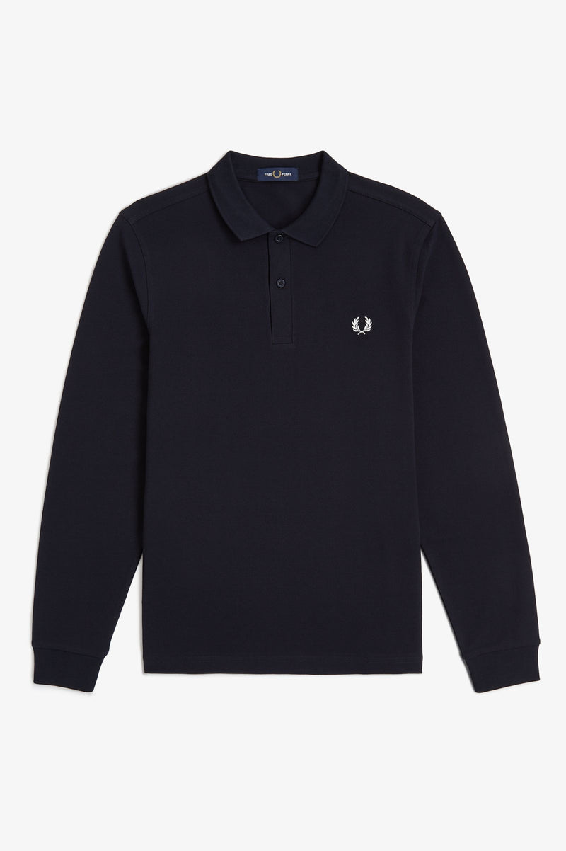 LS PLAIN FRED PERRY SHIRT