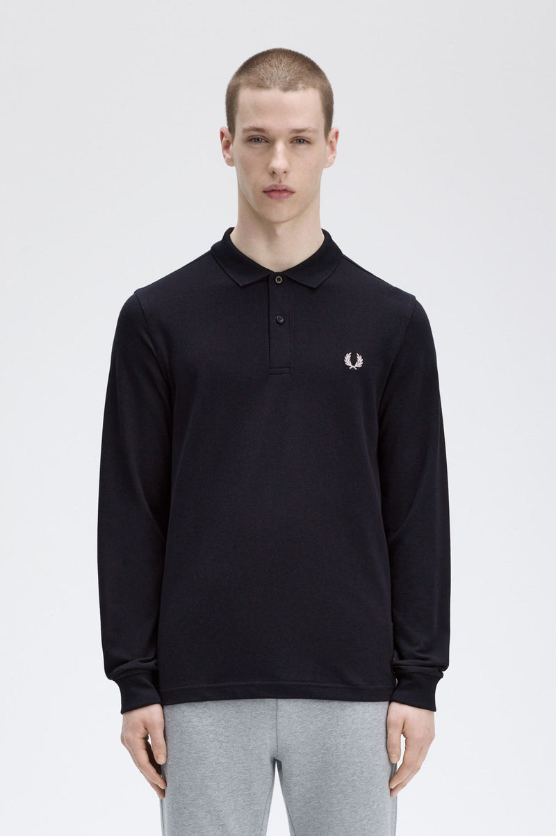 LS PLAIN FRED PERRY SHIRT