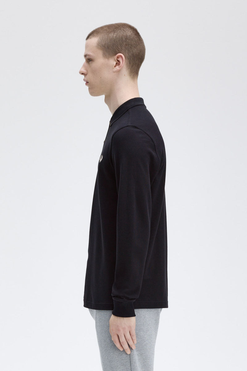 LS PLAIN FRED PERRY SHIRT