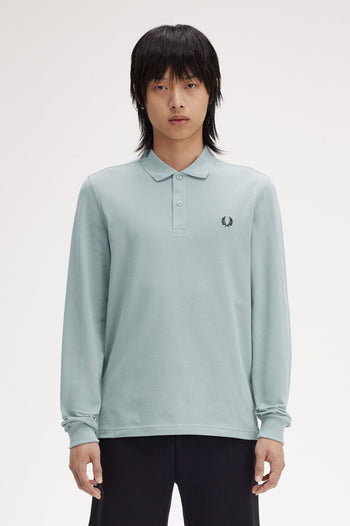 LS PLAIN FRED PERRY SHIRT